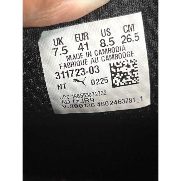 Puma Mens Softride Exo Shift Sneakers 8.5 Team Regal Red-PUMA Black-Alpine Snow - Picture 8 of 8